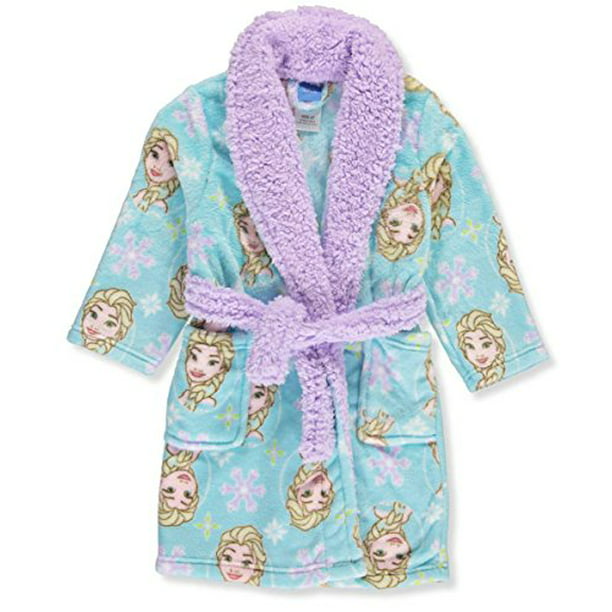 Disney's Frozen Elsa Girls Snuggle Plush Robe Size 8 or 10 $40 Retail NWT